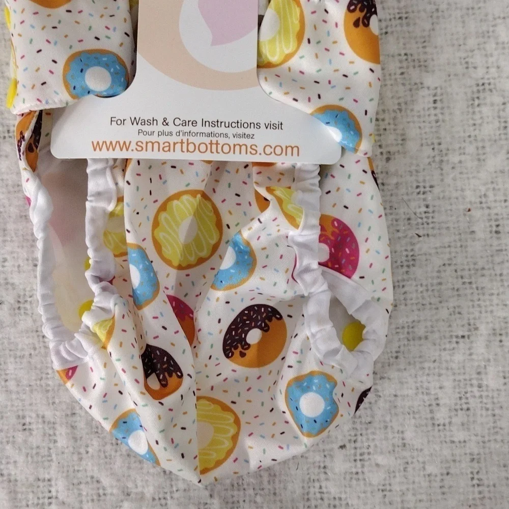 NWT Smart Bottoms Sprinkles Cloth Diaper OS 10 lb - 35+ lb